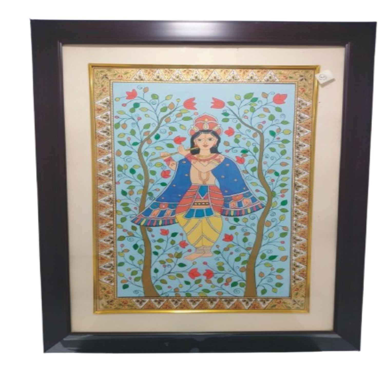 Painting - Krishna madhubani