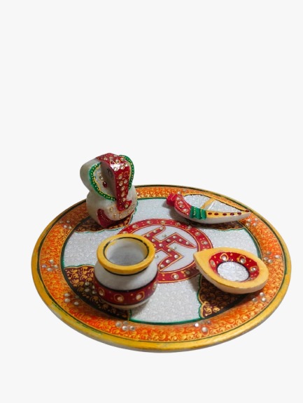 Marble Pooja Thali