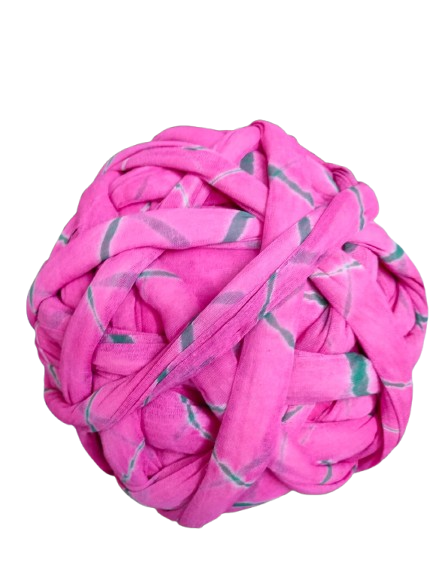 Traditional Pink Pagdi Turban with Striped Pattern, Cotton Fabric